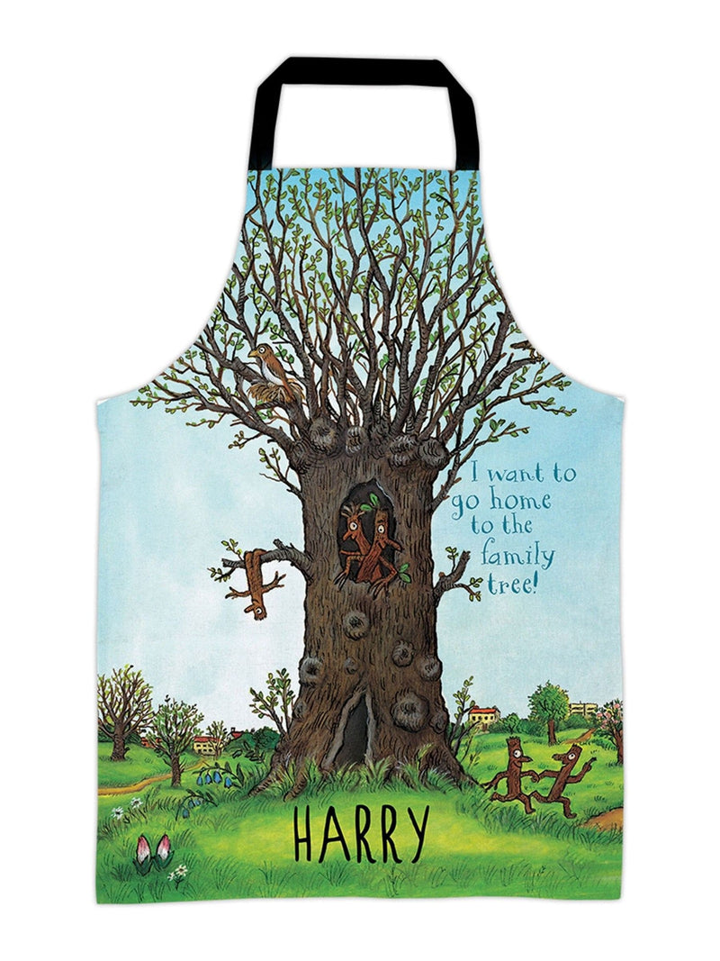 Star Editions personalised Stick Man apron 100% cotton - British product