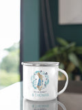 Star Editions Peter Rabbit and Me enamel mug 10oz, imported from the UK