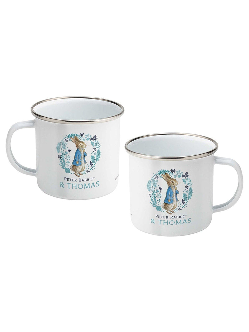 Star Editions Peter Rabbit and Me enamel mug 10oz, imported from the UK