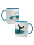 Star Editions Snail and Whale personalised mug 11oz, imported from the UK