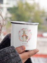 Next Star Editions Personalised Flopsy Bunny Enamel Mug with Peter Rabbit Design- Buy online at McGrocer