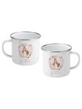 Star Editions Personalised Flopsy Bunny Enamel Mug with Peter Rabbit Design, imported from the UK