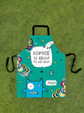 Star Editions personalised Tom Gates apron 60x40 cm, UK version