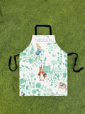Star Editions Green Peter Rabbit personalised apron 90x70cm - British product