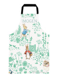 Star Editions Green Peter Rabbit personalised apron 90x70cm - British product