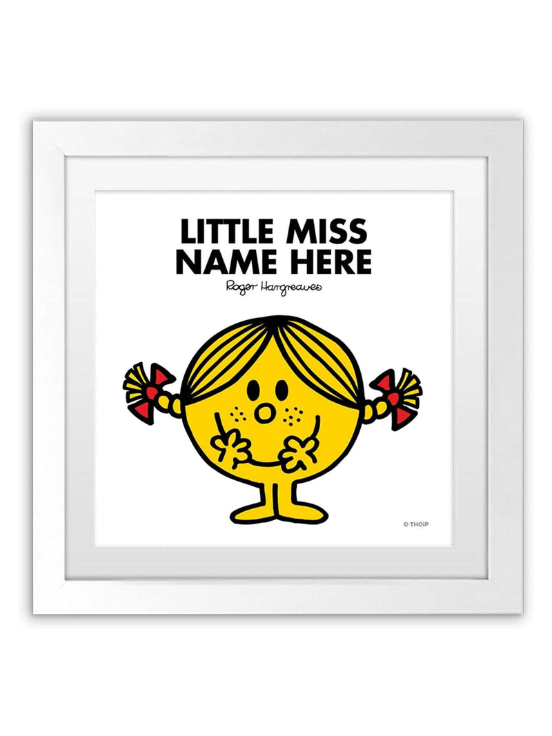 Star Editions framed Little Miss art print 20x20cm, imported from the UK