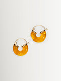 Anni Lu Pink Petit Swell Hoop Earrings 18 x 4 mm