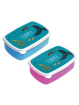 Next Star Editions Personalised This Is The Sea So Wild And Free Blue/Pink Lunch Box 182x124x58mm- Buy online at McGrocer