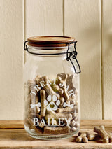 Next Personalised Dog Treat Glass Jar 1500ml- Buy online at McGrocer
