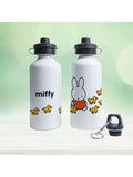 Star Editions Miffy personalised white water bottle 500ml, UK version