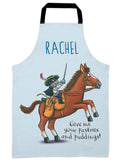 Star Editions blue Highway Rat children's apron (British brand)