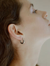 Next Otiumberg Sterling Silver Mini Chunky Hoop Earrings- Buy online at McGrocer