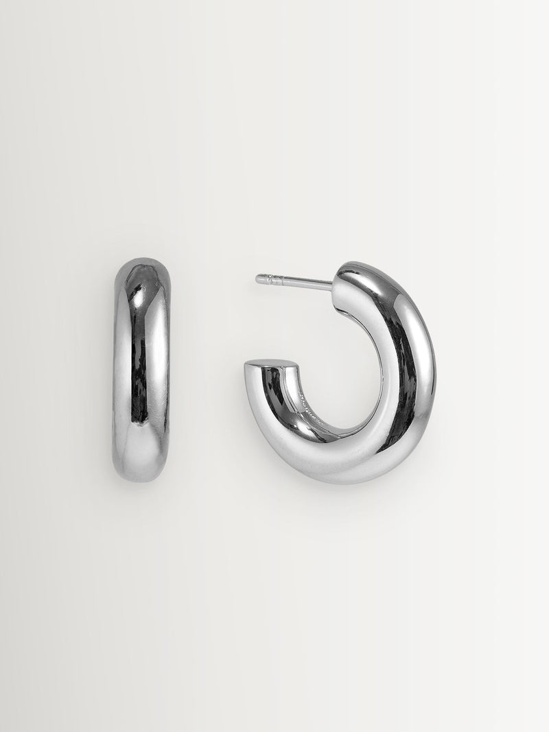 Otiumberg mini chunky hoop earrings 20mm - British product