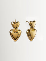 Next Otiumberg Gold Vermeil Heart Earrings- Buy online at McGrocer