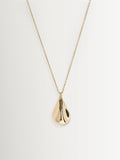Otiumberg gold vermeil fluid pebble necklace (British brand)