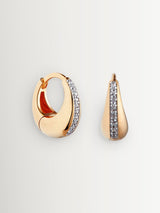 Next Otiumberg Gold Vermeil Mini Graduated Hoops Earrings- Buy online at McGrocer