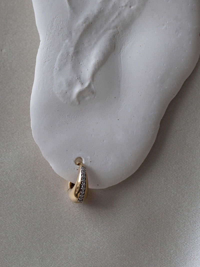 Otiumberg Gold Vermeil mini graduated hoops, imported from the UK