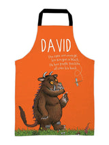Star Editions Adults Orange Personalised Gruffalo 100% Cotton Apron 70cm x 90cm