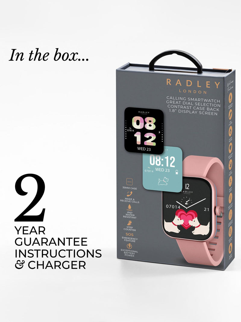 Radley Pink Series 32 smart watch 38mm, imported from the UK