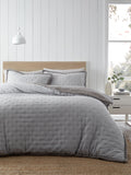 Catherine Lansfield Silver Grey Sherpa Duvet Cover - British product