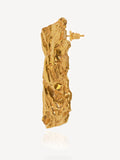 Hermina Athens gold plated Nike foil earrings, UK version