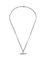 Next Silver Tone Stainless Steel Tbar Necklace- Buy online at McGrocer