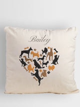 Next RUFF Personalised Dog Heart 100% Cotton Cushion- Buy online at McGrocer