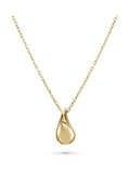 Beaverbrooks 9ct yellow gold teardrop necklace 45cm - British product