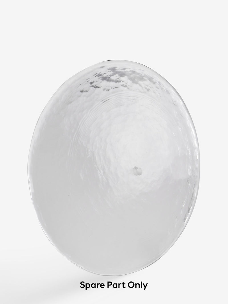 Clear spare glass set for Alderley chandeliers, imported from the UK