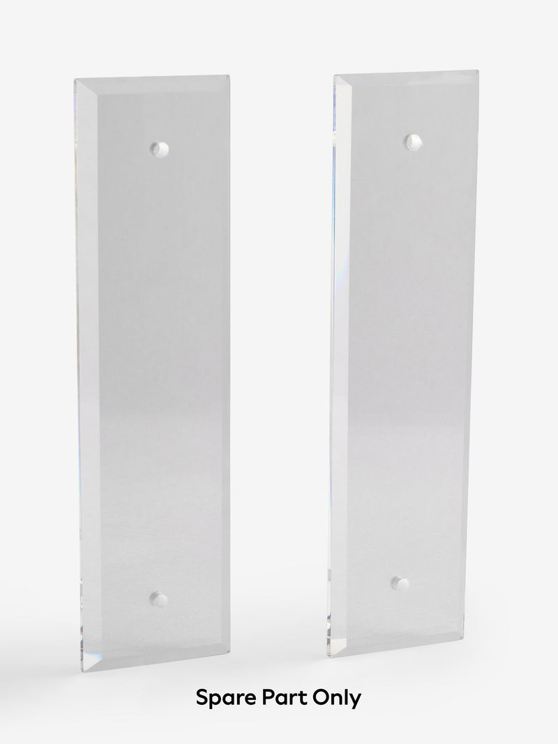 Clear Tatton chandelier spare glass panel for E47245, imported from the UK