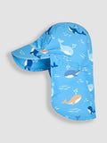 JoJo Maman Bébé Blue Whale sun hat, imported from the UK
