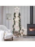 Lights4fun pre lit frost berry and pinecone garland 2m, UK version