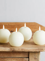 Next Lights4fun TruGlow Ball LED Sphere Candles 8cm- Buy online at McGrocer