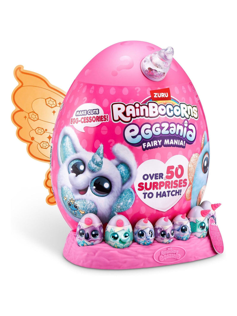 Zuru Rainbocorns Eggzania Fairy Mania large soft toy, imported from the UK