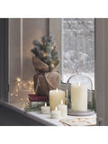 Lights4fun TruGlow Dripping Wax LED Pillar Candle Trio, UK version