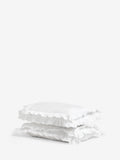 Shabby Chic by Rachel Ashwell pink broderie anglaise ruffle pillowcases set of 2 (British brand)