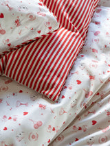 Rockett St George PJ Party 180 Thread Count Duvet Cover and Pillowcase Set with Fun Snow Leopard Animal Print