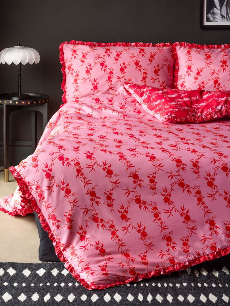 Rockett St George Sunset Floral duvet cover set, imported from the UK