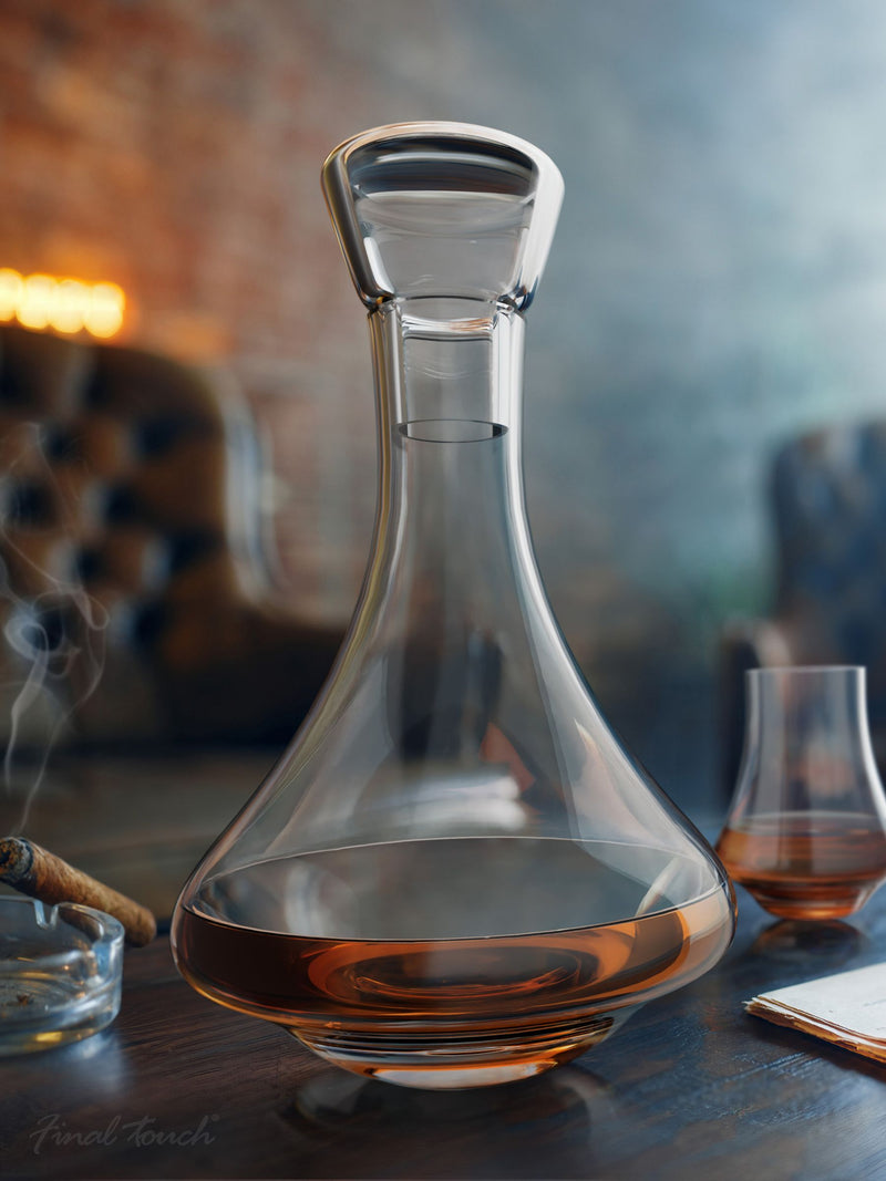 Jeray revolving spirits decanter with stopper 750ml, UK version
