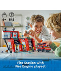 LEGO City Fire Station playset 60414, imported from the UK