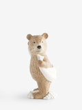 Bertie Bear bathroom ornament with towel, imported from the UK
