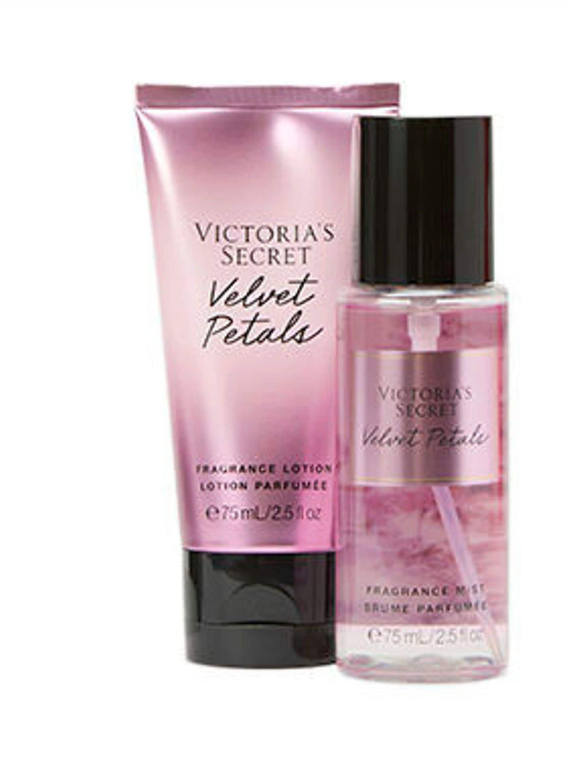 Victoria's Secret Velvet Petals body mist and lotion set 2x75ml (British brand)