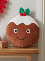 Next Catherine Lansfield Brown Christmas Pudding 3D Shaped Cushion 38 x 38 cm- Buy online at McGrocer
