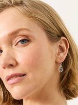 Next FatFace Navy Tear Drop Earrings 3cm- Buy online at McGrocer