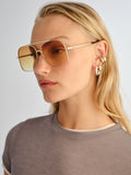 Le Specs Gold Civelle sunglasses, UK version