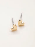 FatFace gold tone heart stud earrings - British product