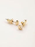 FatFace gold tone heart stud earrings - British product