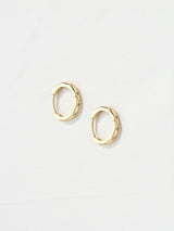 Next FatFace Gold Tone Gem Huggie Hoops Earrings Fashion Jewellery 1.5cm- Buy online at McGrocer