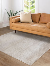 Next The Rug Edit Cream Axel Crosshatch Rug- Buy online at McGrocer