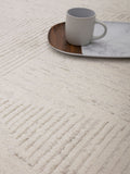 The Rug Edit Cream Axel Linear rug (British brand)